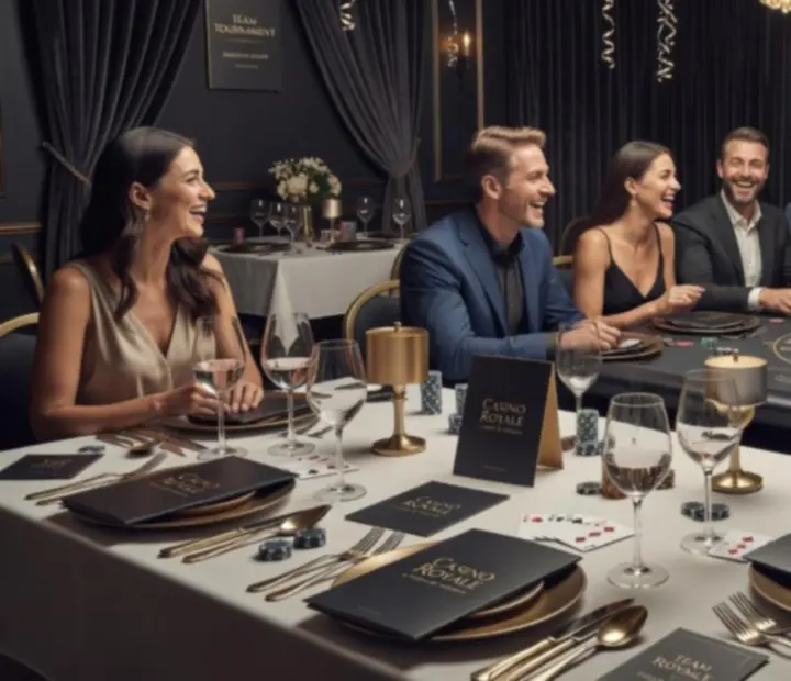 Przykładowe aranżacje tematycznych pakietów eventowych z elegancką scenografią